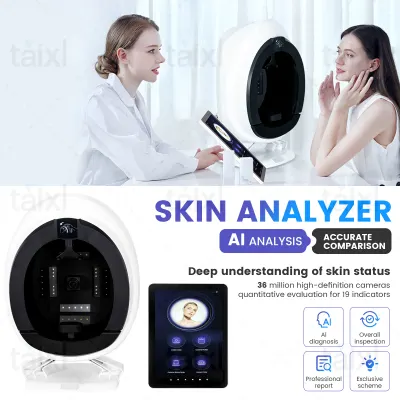 Portable Q1 Skin Care Facial Analyzer Machine Magic Mirror Face Camera Test Detector - Portable Skincare Testing Device