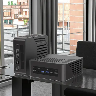 Topton Gaming Mini PC AMD Ry-zen AI 9 HX 370 ES AI 7 H 350 ES OCuLink USB4 2x2.5G LAN 2xPCIe Desktop Mini Computer Win11 WiFi6E