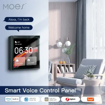 MOES 4-inch Smart Touch Control Panel with Alexa