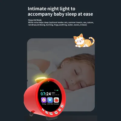 popop AI Clock Alarm Clock Electronic Alarm Clock Fun Brain Clock Time Massager Lifestyle Desktop Decoration Gift
