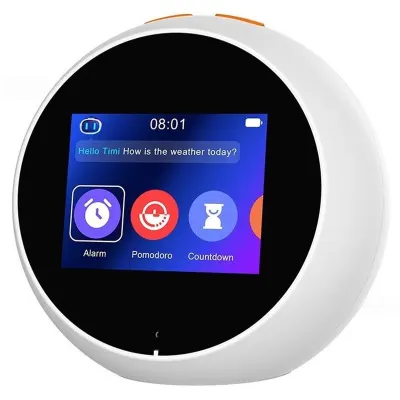 Premium-AI Voice Interactive Learning Machine Touch Screen AI Smart Alarm Clock Time Management Children Story Reading Companion