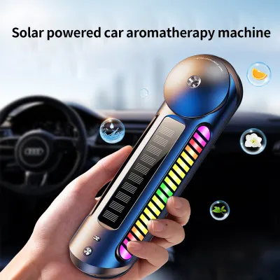 Solar energy intelligent car mounted fragrance car perfume high-end pickup lamp automatic spray locomotive fragrance humidifier