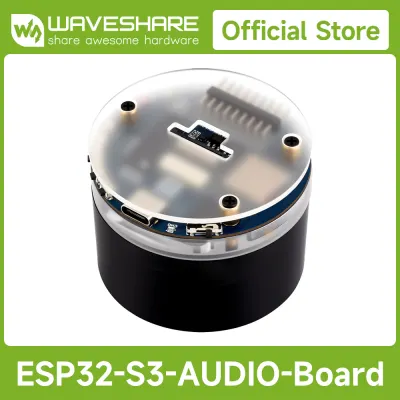 Waveshare ESP32-S3 AI Smart Speaker with RGB Lighting