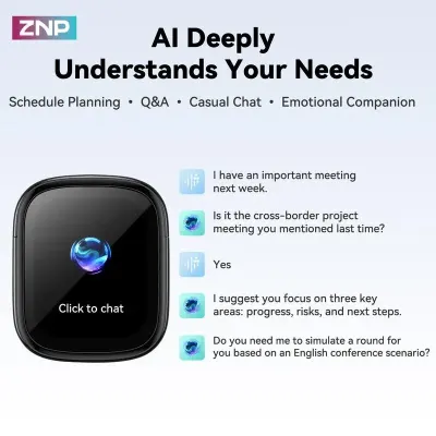 ZNP N02 Open-Ear AI Translator Earphones
