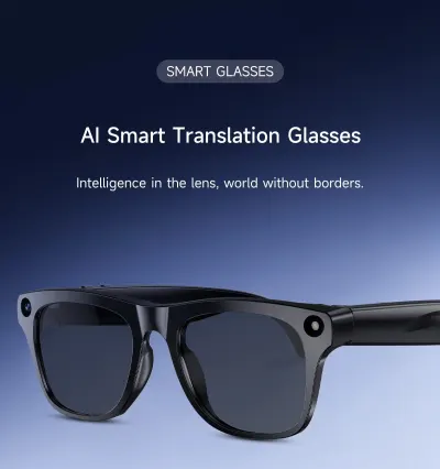 AI Smart Glasses With Camera Recording AI Photo Recognition Bluetooth Call Smart Translation Voice Assistant Sunglasses Men Women