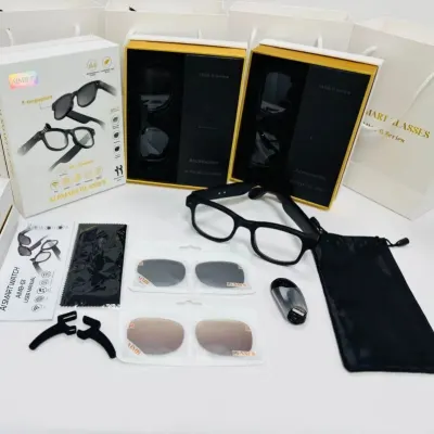 AIMB-G1 smart glasses with 8MP camera, support Bluetooth call, AI voice translation, 1080P video recording