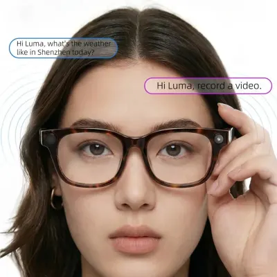 High-definition 1300W Photo And Video Recognition Glasses Live Streaming Intelligent AI Glasses Anti Shake Translation Glasses
