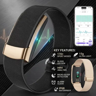 VWAR New GPS Sports Smart Bracelet Men AI Healthy Blood Oxygen Fitness Tracker Pedometer 170+ Sport Modes Smartwatch Band Women