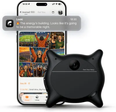 Looki L1 AI Life Assistant Automatically Generates Vlogs Multimodal AI Life Assistant Life Insights