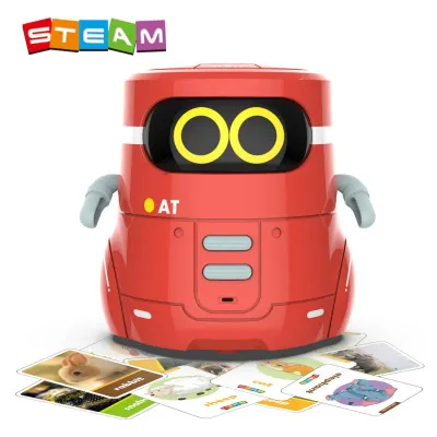 New intelligent AI interactive robot touch sensing voice message children