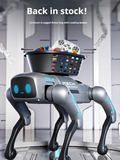 2026 New Ai Intelligent Smart Robot Dog Remote Control Toy Programmable With Loading Basket For Boys Birthday Festival Gift - Fuloz 26
