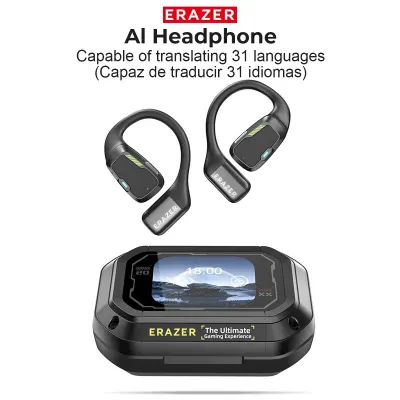 Erazer XP6 AI Translator Earphones Bluetooth Earbuds Sleep ASMR Headset Wireless Headphones Low Latency Office Travel