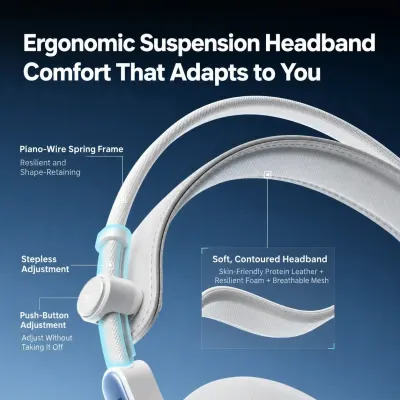 MCHOSE R9 235g Lightweight Esports Headset THX Spatial Audio EDG Tuned 53mm 15ms Quad-Mode AI Mic Over-Ear Gaming Headphones
