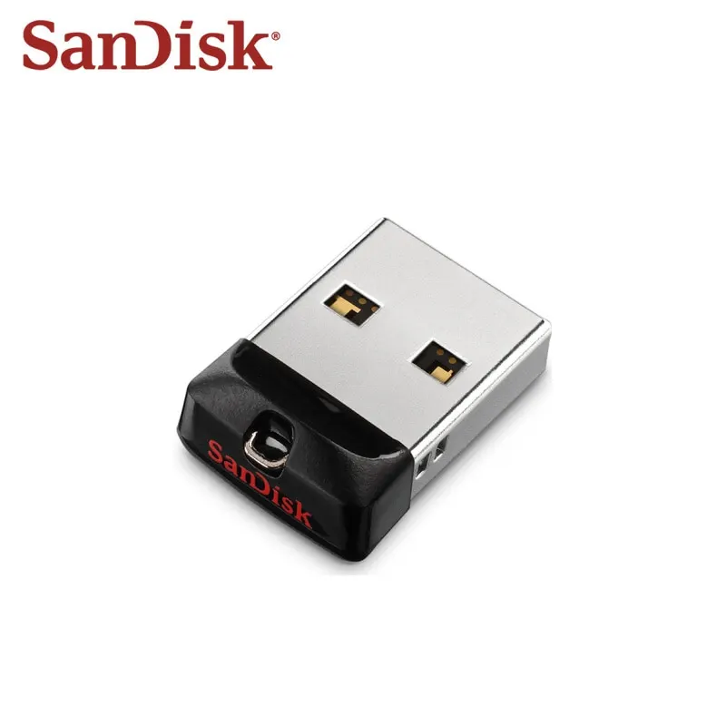 100% Original SanDisk USB 2.0 CZ33 Mini Pen Drive 64GB 32GB 16GB USB Flash Drive Memory Stick U Disk USB Key Pendrive for PC