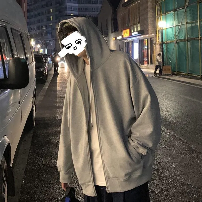 Men Comfy Pure Hoodies Autumn Fleece Oversized Hooded Sweatshirt Men Hip Hop Hoodie For Men Classic Hoody Pullover Tops white