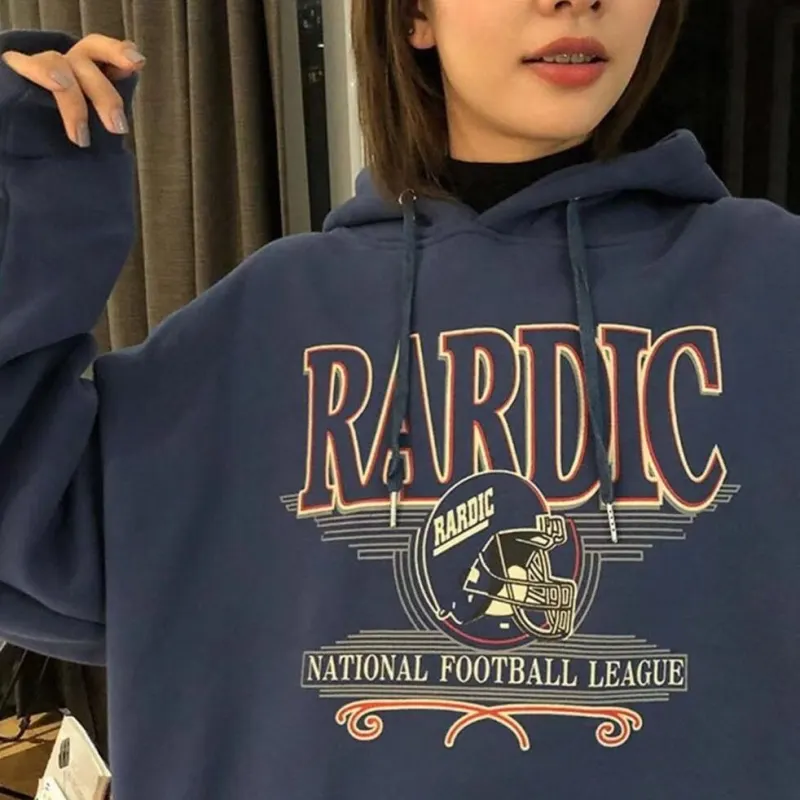 plus velvet thick hooded sweatshirt women s autumn winter new loose Korean style Street wear women tops harajuku hoodie