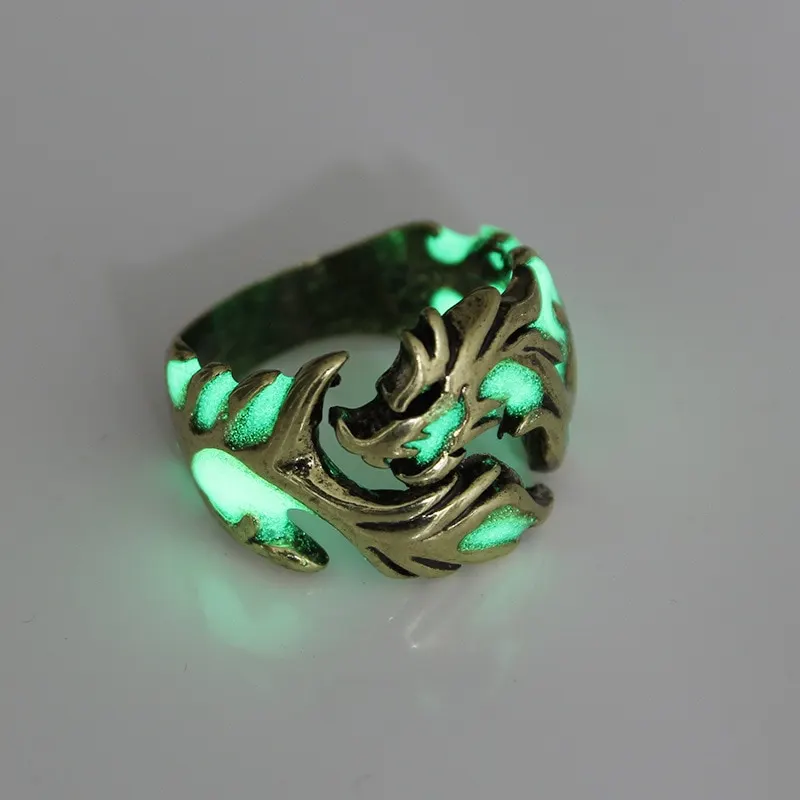 Retro Individuality Rings For Women Men Necessary Accessories For Nightclubs Bars Personality Dragon Loong Fashion Jewelry Ring