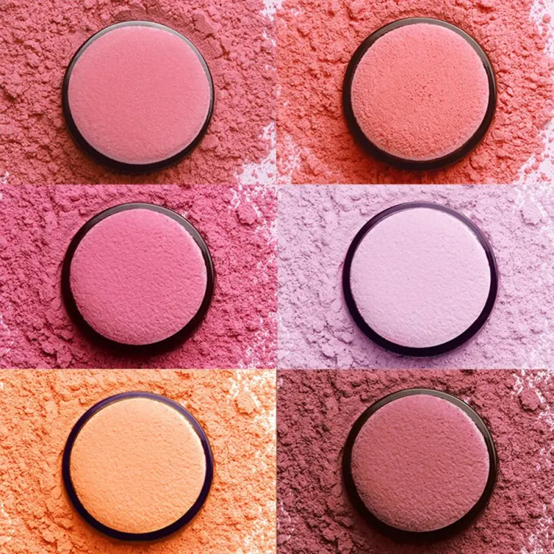 ILISYA Soft Face Blusher Powder Cheek Rouge Nourishing Nude Makeup Brightening Complexion Repair