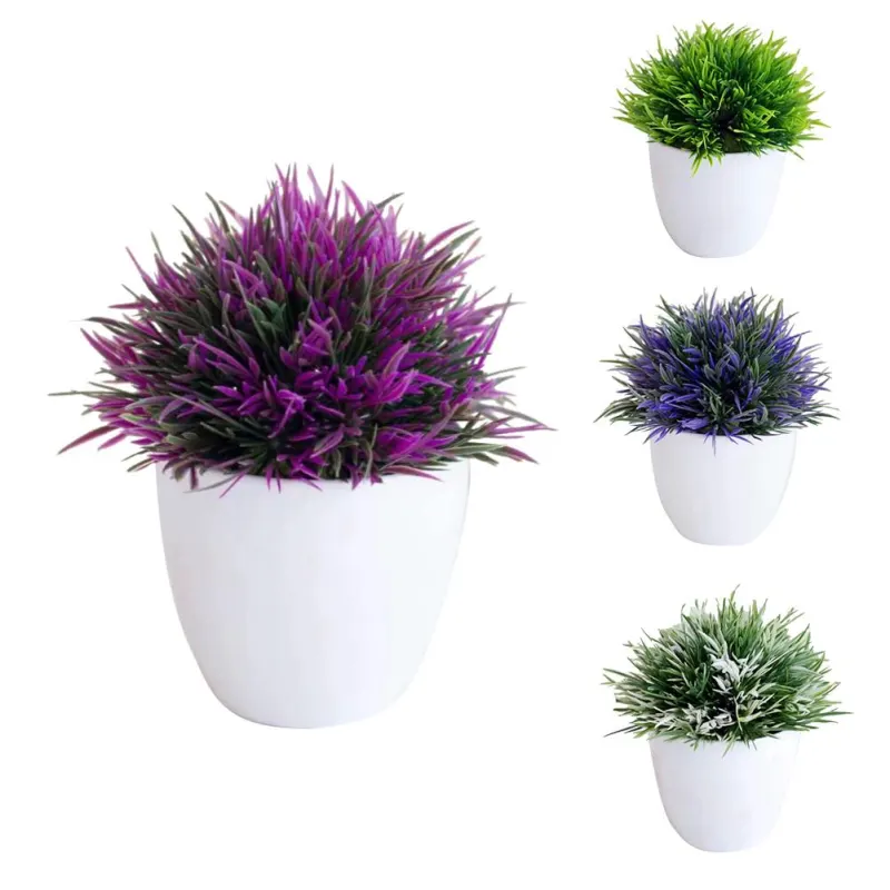 1pc Artificial Plant Bonsai Simulation Plastic Small Tree Pot Plant Potted Ornaments for Home Tabl Decoration Hotel Garden Decor