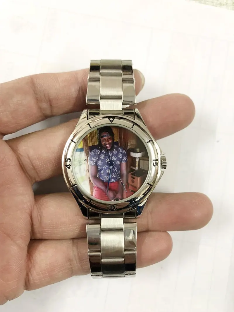 CL055 Custom logo Watch photo print Watches watch face Printing Wristwatch Customized Unique DIY Gift For lovers
