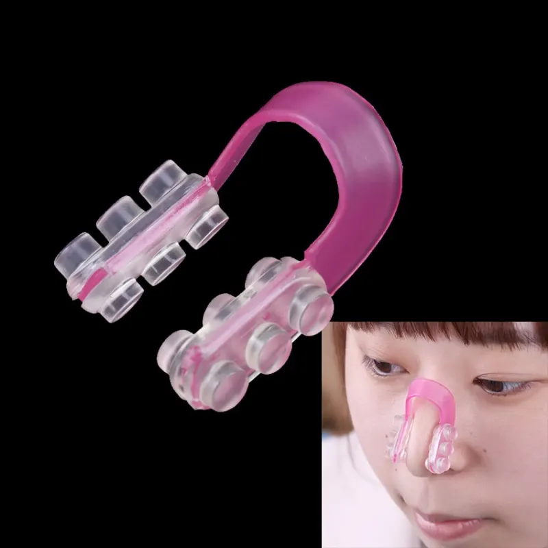 Soft Silicone Shape The Nose Shape Straighten The Bridge Of The Nose Equipment Nose Care Beauty Nose Clip Relax Massager