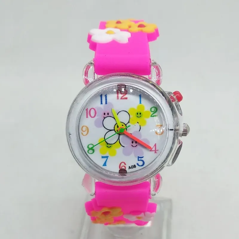 Flashing Light Source Child Boys Girls Watches Kids Electronic Colorful Glow Baby Birthday Gift Clock Children Watch 5 Flowers