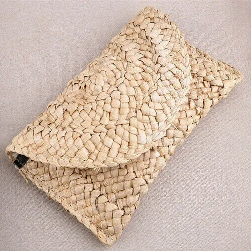 Holiday Beach Boho Bag Messenger Handwoven Rattan Straw Women Straw Knitted Satchel 2020 Summer New Fashion