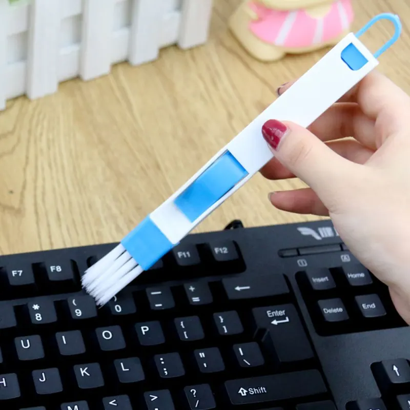 1 Pc Fashion Office Multipurpose Window Track Groove Cleaning Brush Shovel Computer Keyboard Brush Office Accessories Desk Set