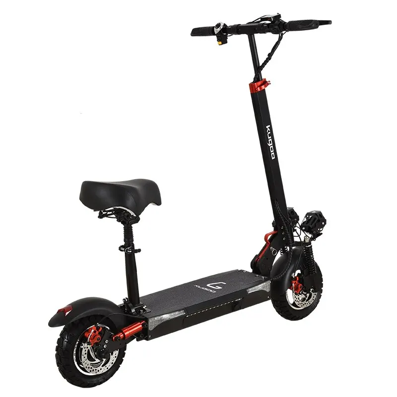 KUGOO M4 Pro+ Electric Scooter Rich Lighting Systeml Optional Seat Dual Shock Absorption System
