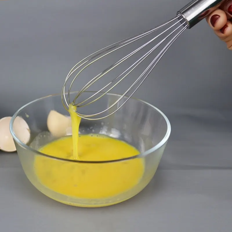Home Handheld Stainless Steel Whisk Handheld Batter Cream Mixer Creative Kitchen Baking Tools