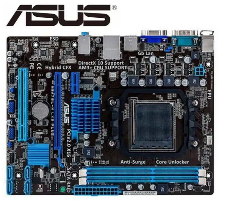 Asus M5A78L-M LX3 PLUS Desktop Motherboard 760G 780L Socket AM3+ DDR3 16G Micro ATX UEFI BIOS Original mainboard