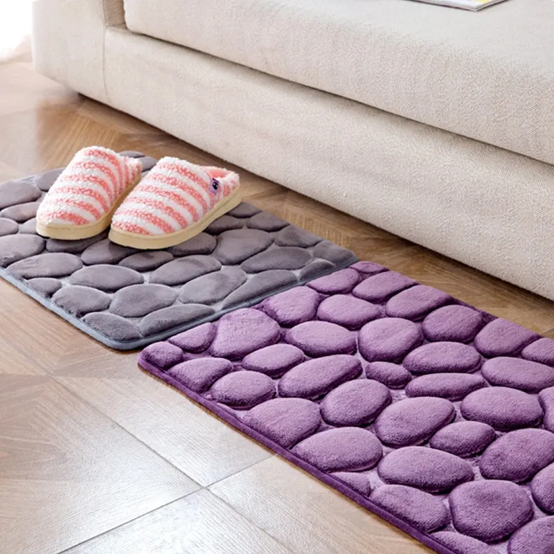 Bathroom Non Slip Carpet Mat Bath Shower Carpet Absorbent Bedroom Living Room Floor Mats Modern Kitchen Rug Door Entrance Mat