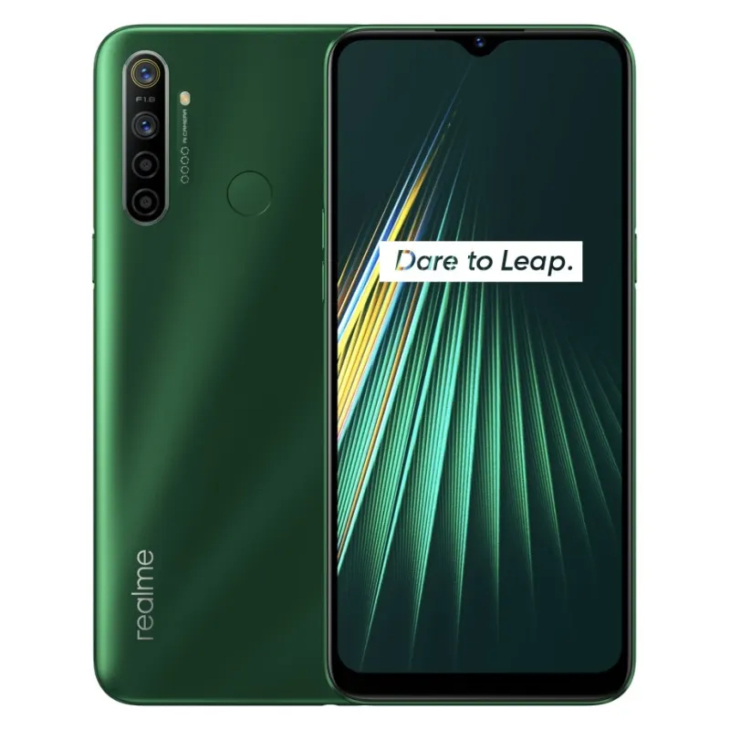 Global Version realme 5i 4GB RAM 64GB ROM Mobile Phone Snapdragon 665 AIE 12MP Quad Camera 6.5,, Cellphone 5000mAh Smartphone