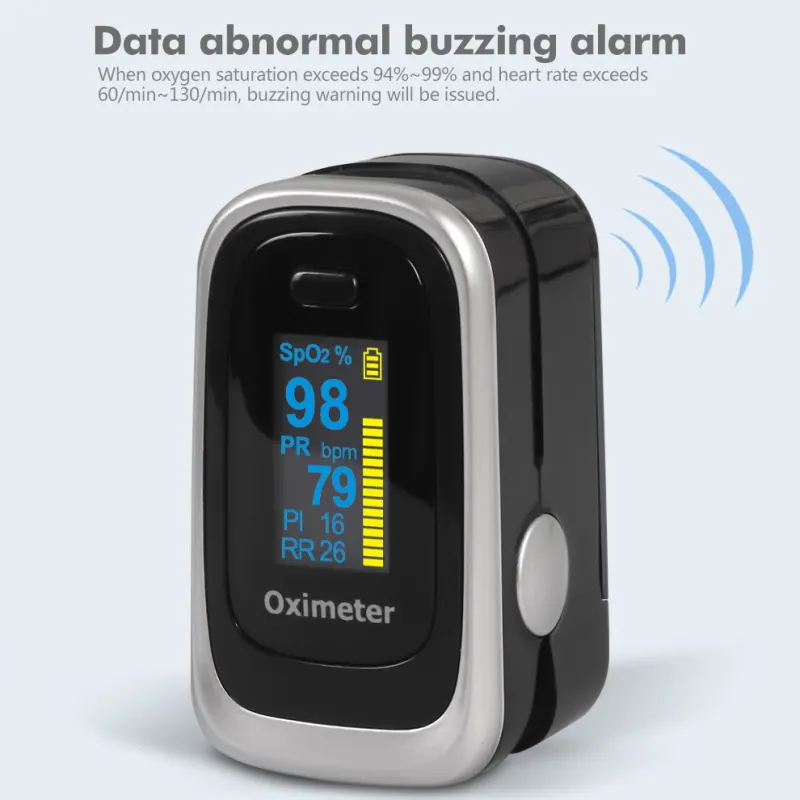 Household Digital Fingertip pulse Oximeter Blood Oxygen Saturation Meter Finger SPO2 PR Monitor health Care