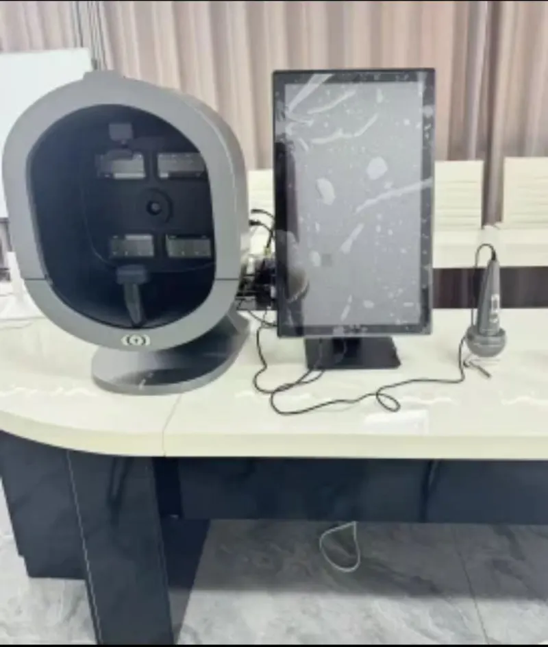21.5 Inch X5 Facial Skin Analyzer Machine 3D AI Scalp Analyser Multi-Language AI Facial Skin Analysis Scanner for Beauty Care