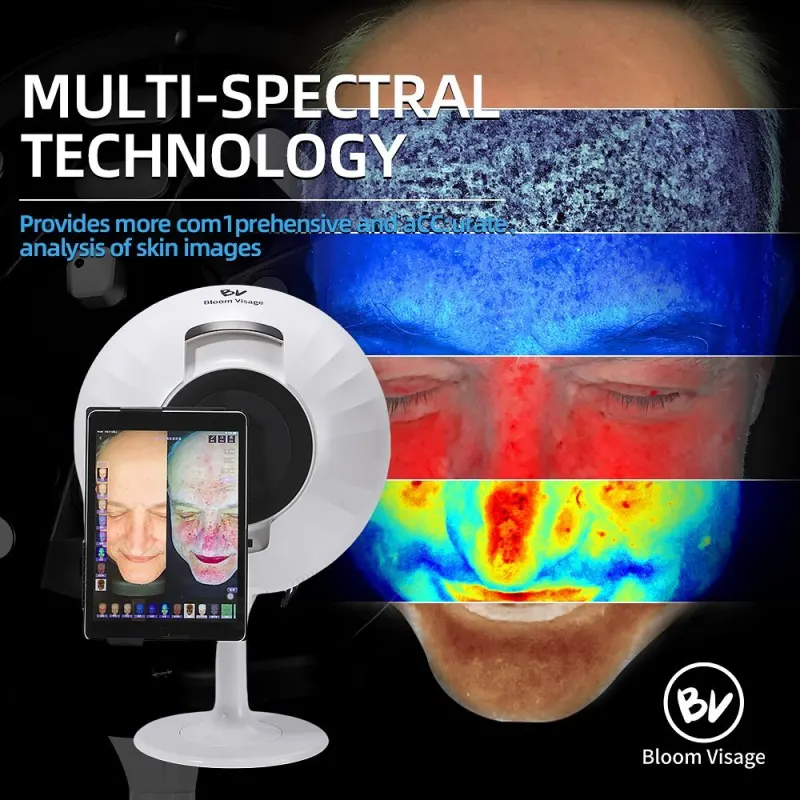 Bloom Visage 3D AI Skin Analyzer Tester Facial Scanner for Intelligent Diagnosis Report Product Recommendation Beauty Equipment