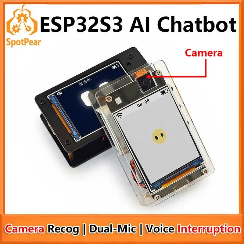 ESP32 S3 AI Voice Chat Robot with Camera and LCD