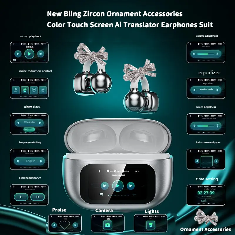 DIGIBLUSKY Wireless Hi-Fi Earphones with ANC, Bluetooth 5.1