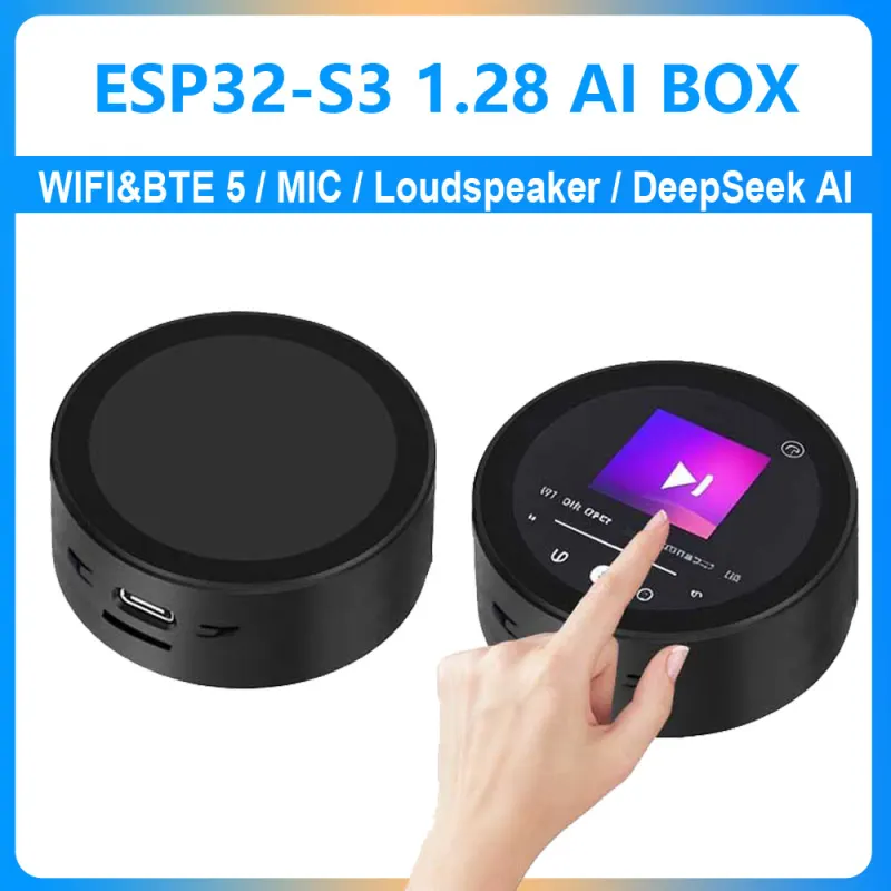 ESP32-S3 AI Voice Robot with 1.28 LCD