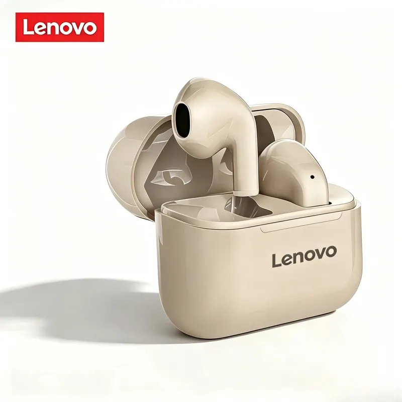 Lenovo Mini Headset Pro 5s Wireless Bluetooth Earphones Ergonomic Design Headphones Long-Last Noise Cancellation Headphone