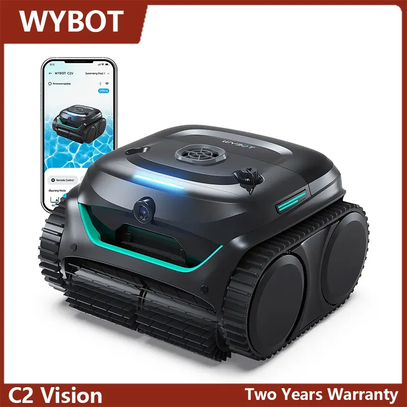 WYBOT C2 Vision Cordless Pool Cleaner 80° AI Robot 200?