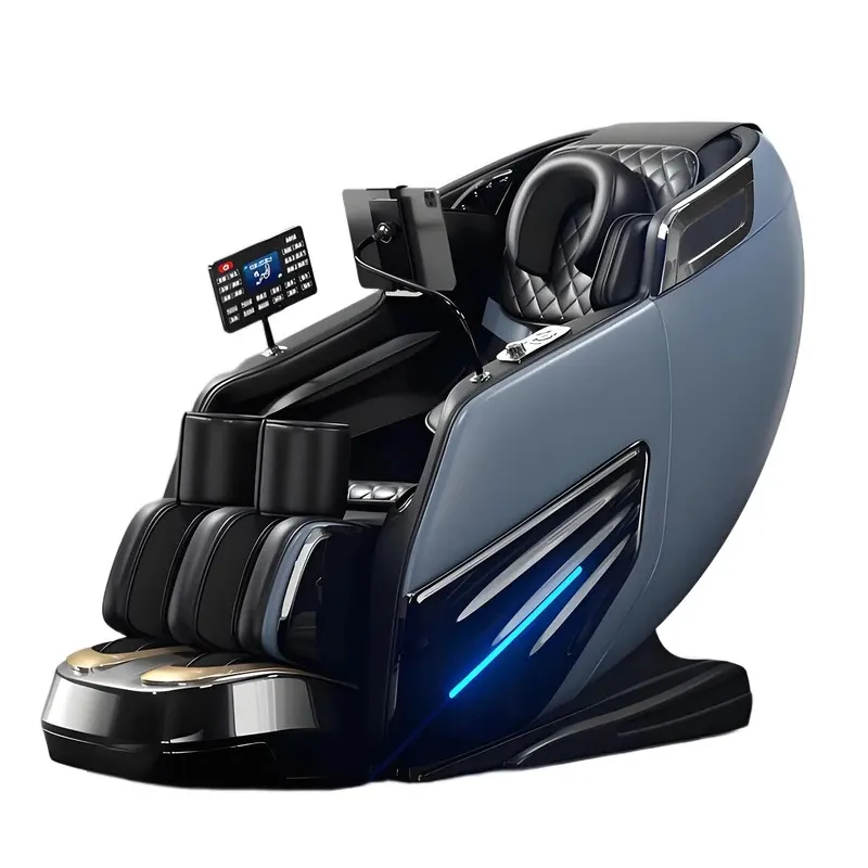 2026 Upgrade 6D Jade Roller Full Body Massage Chair AI Voice Control Zero Gravity Auto Body Scan Home Relax Sofa Chair 1