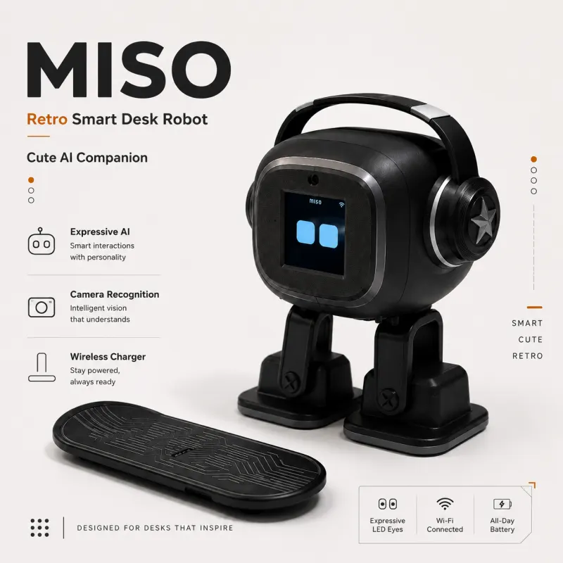 Emo AI Robot with Camera, Voice Control, Smart Chatbot