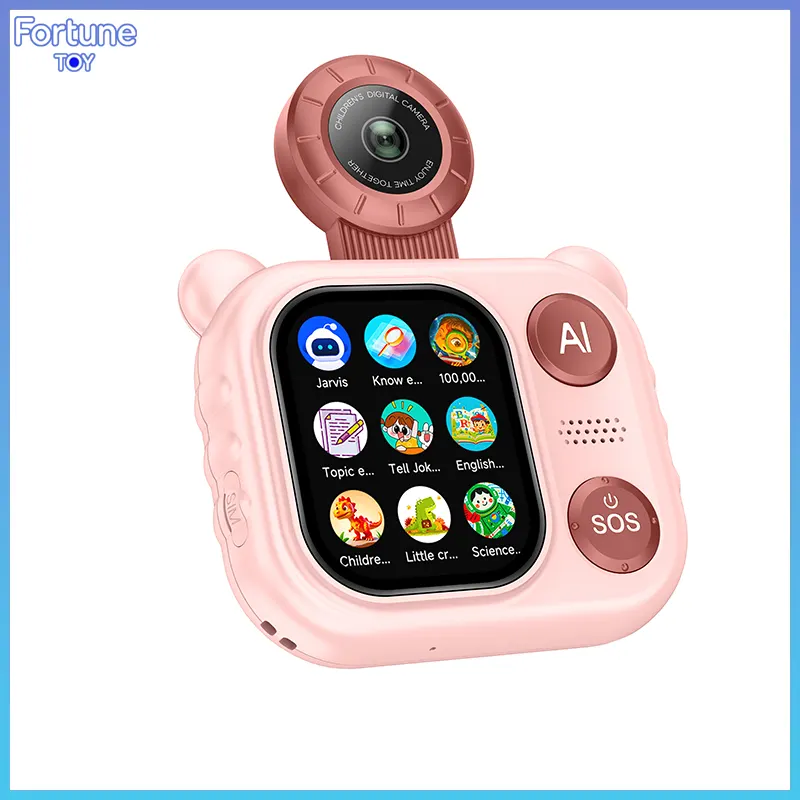 AI Smart Educational Learning Camera Hot-Selling With Call Location Memory Card Video Cross-Border Early Education Gifts Toys