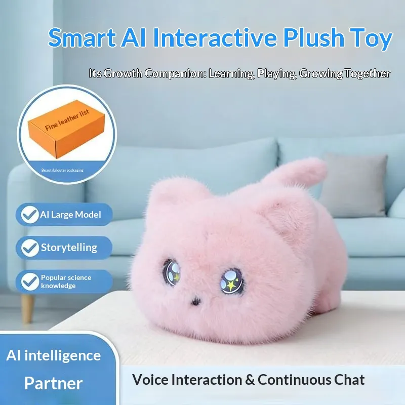 Intelligent Ai Talking Plush Toy Desk Companion Cute Stuffed Doll Best Friend Gift For Classmate Girls Birthday Gift