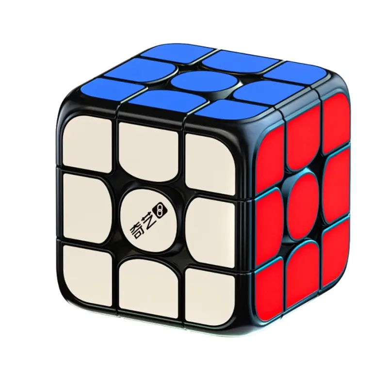 QiYi AI Smart 3x3 Magnetic Speed Cube Black Sticker less