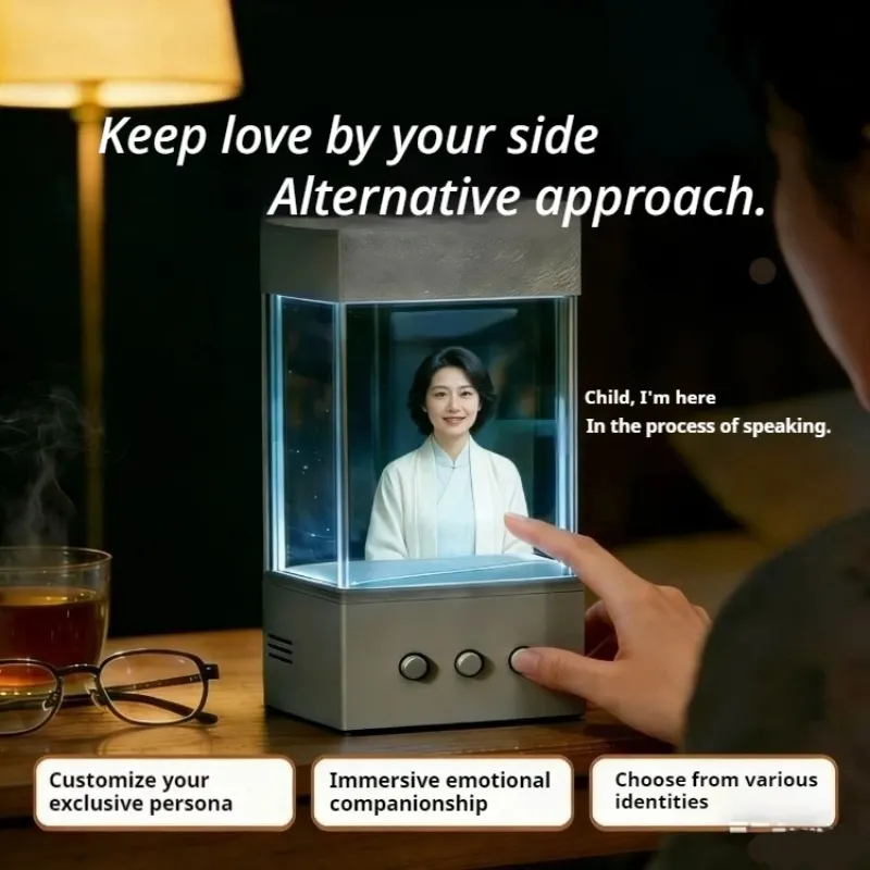 XIAOZHI Customizable 3D Bionic AI Hologram Robot Chamber Interactive Emotional Companion With Custom Character For Home Comfort
