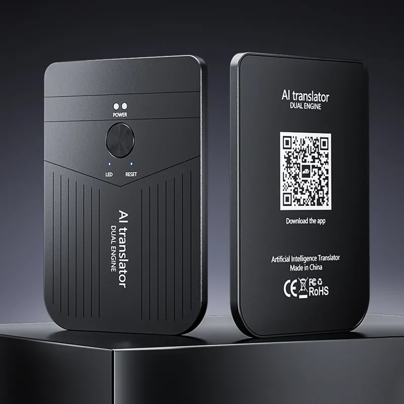 AI Magnetic Translator Rechargeable Multilingual Electronic Dictionary BT5.0 Ultra-Thin Real-Time Translator for Office Business